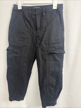 Banana Republic Black Cargo Pants with Utility Pockets